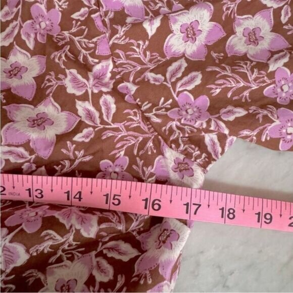 Jason Wu one shoulder floral cotton blend belted mini dress. M - Picture 14 of 16